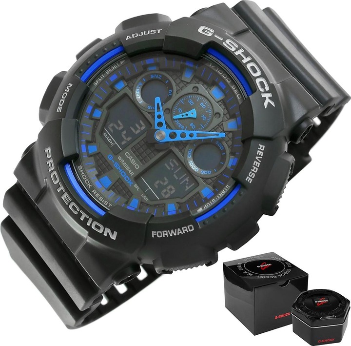Image du produit G-Shock Ga-100-1a2er (Montre numérique, 55 mm)