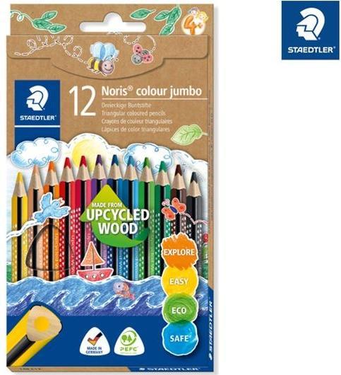 Produktbild Staedtler Buntstifte Noris colour jumbo Upcycled Wood 12er (Multi, 12 x)