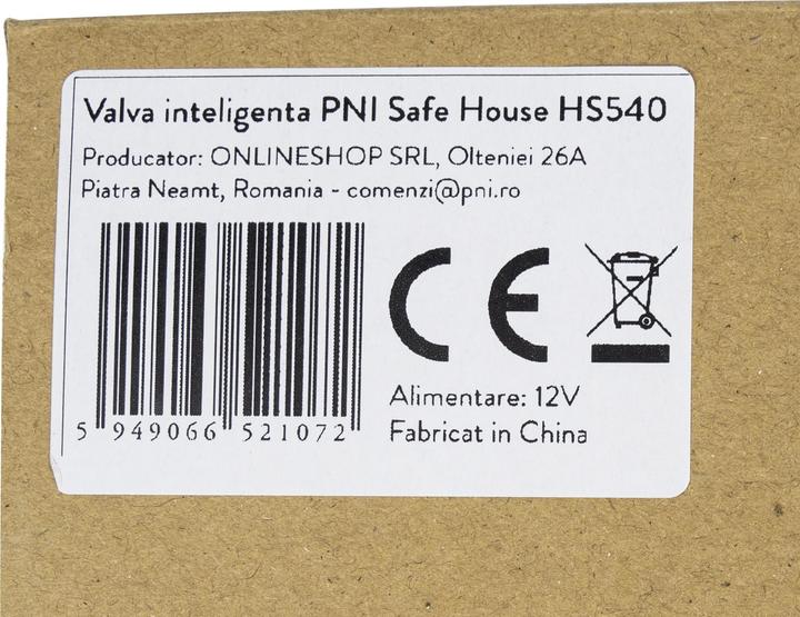 Actual product image PNI Safe House HS540 intelligent valve for shutting off the water/gas supply via the internet