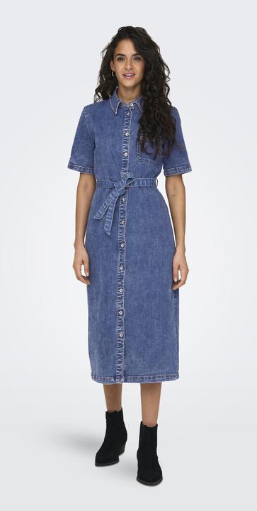 Image du produit Only Coupe ample Col rond Robe courte Robe en jean (XS)