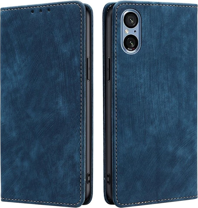 Cover-Discount Sony Xperia 5 V - étui avec bloqueur RFID bleu (Sony Xperia 5 V)
