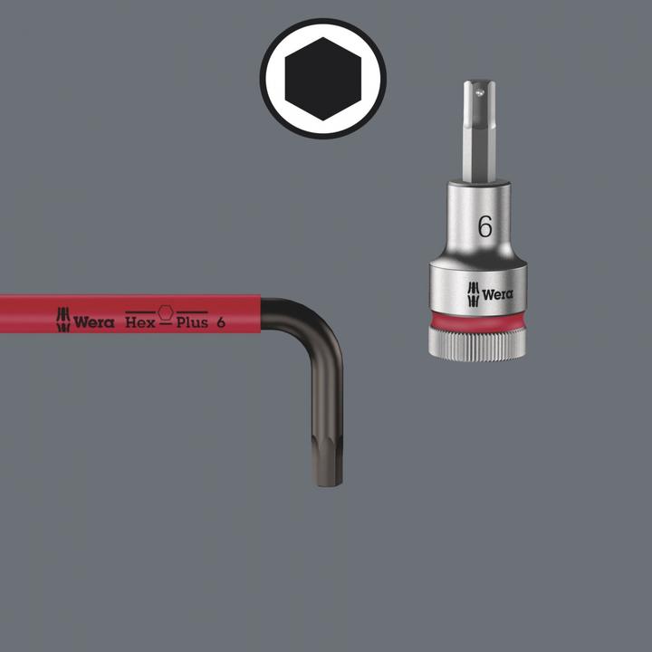 Actual product image Wera 3950/9 Hex-Plus Multicolour Imperial Stainless 1