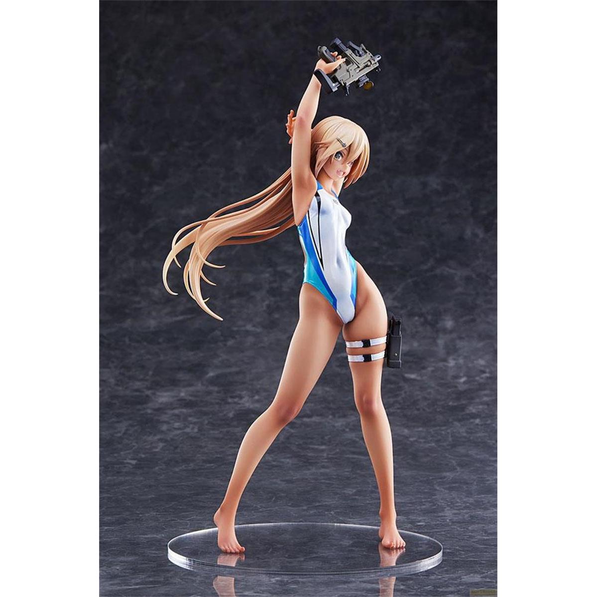 Amakuni Arms Note PVC Statue 1/7 Kouhai-chan of the Swim Club Blue Line Swimsuit Ver. 29 cm