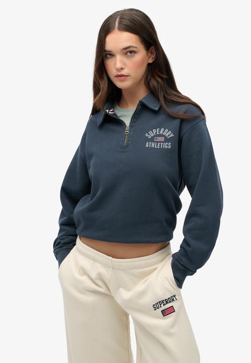 Actual product image Superdry Athletic Collared Half Zip Jumper (XS)