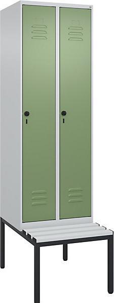 Actual product image C+P Locker Classic PLUS bench seat (60 cm, 212 cm)