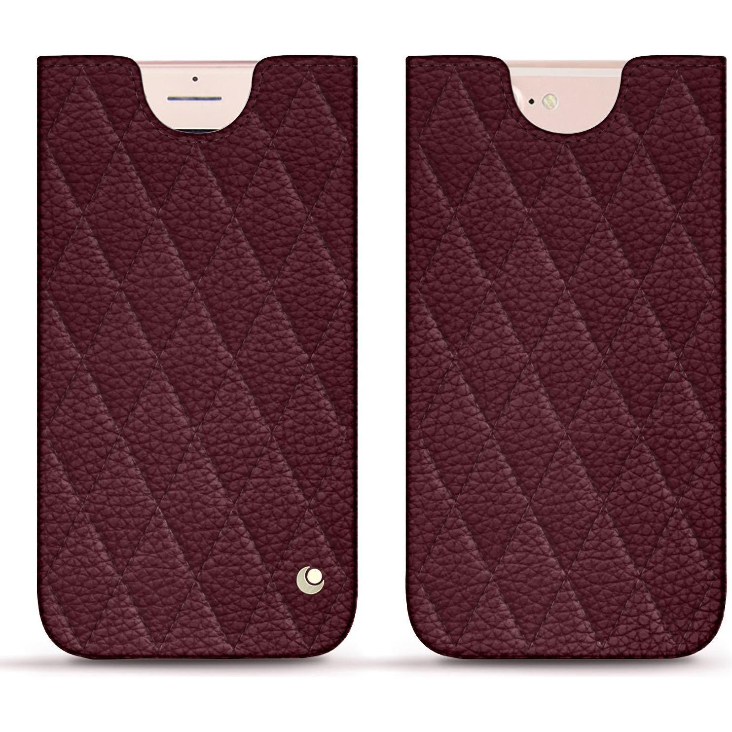 Noreve Lederschutzhülle (Apple iPhone 7 Plus), Smartphone Hülle, Violett
