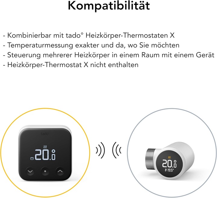 Actual product image tado° Funk-Temperatursensor X