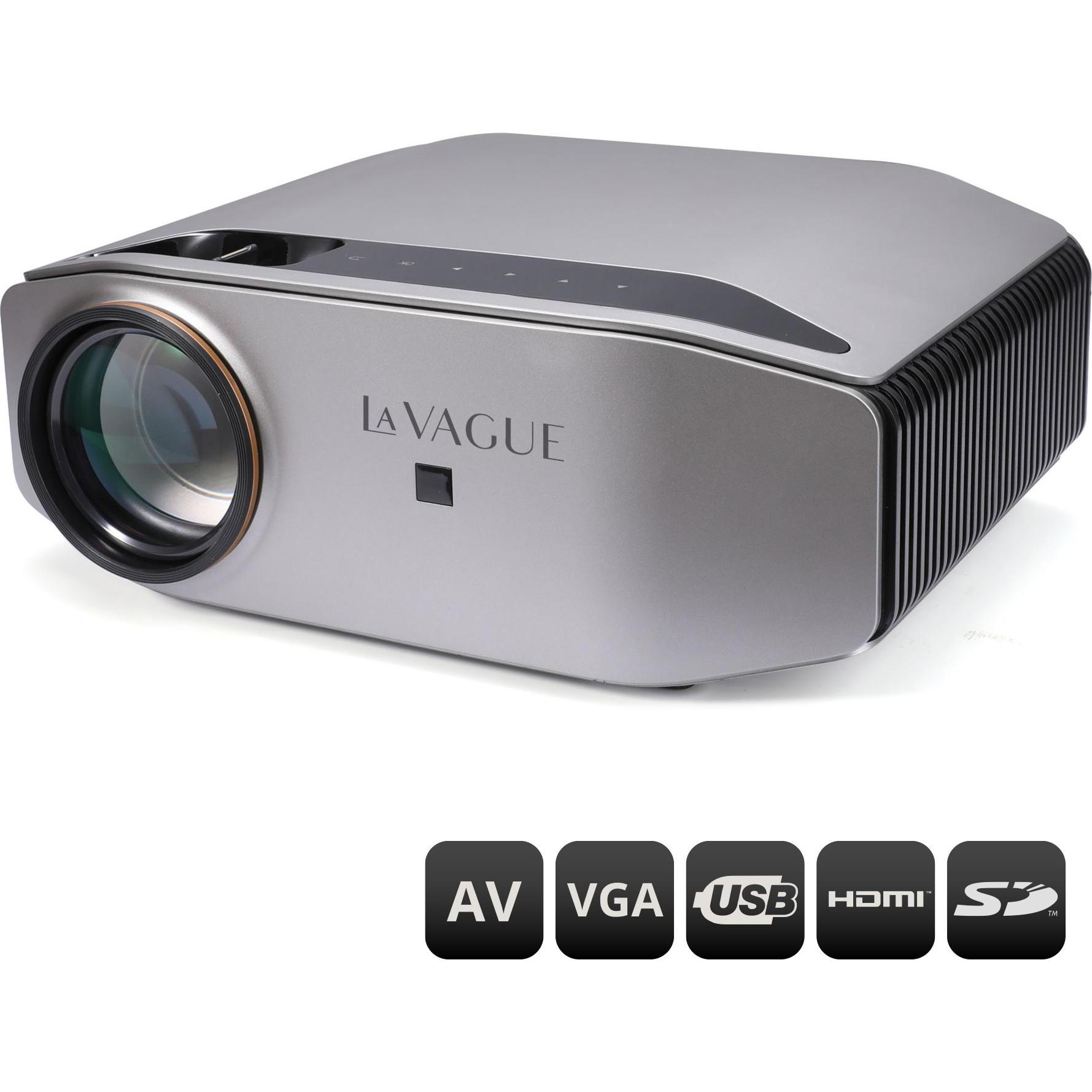 Thumbnail - La Vague LV-HD500 (Full HD, 3400 lm), Beamer, Silber