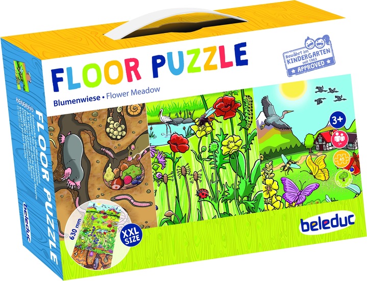 Produktbild Beleduc Boden-Puzzle Entdecke die Blumenwiese