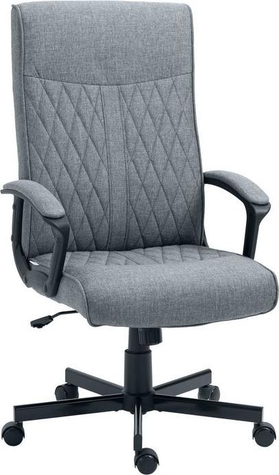 Produktbild Swisshandel24 Bürostuhl mit Wippfunktion, ergonomisch, Dunkelgrau (43 - 53 cm)
