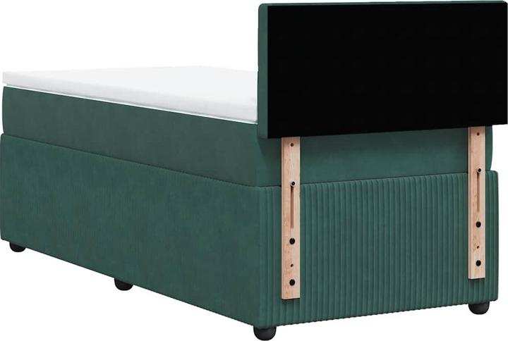 Produktbild VidaXL Bo x springbett mit Matratze 120 x 200 cm Samt (120 x 200 cm)