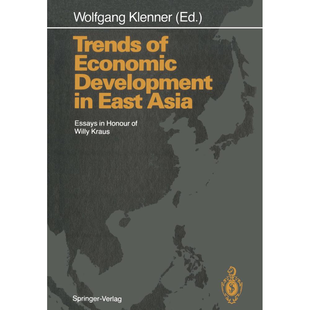 Trends of Economic Development in East Asia, Fachbücher von Wolfgang Klenner