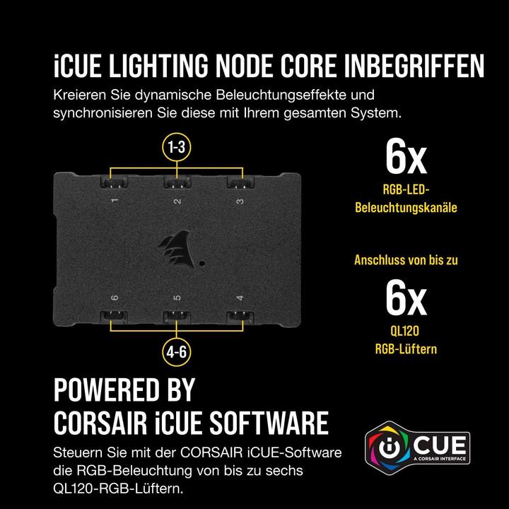 Produktbild Corsair iCUE QL120 RGB (120 mm, 3 x)