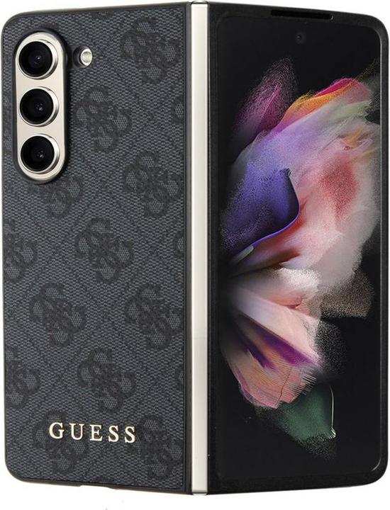 Actual product image Guess 4G Charms Case for F946B Samsung Galaxy Z Fold5 - grey (Samsung Galaxy Z Fold5)