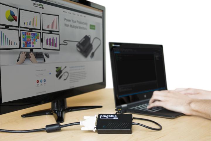 Immagine prodotto Plugable Da USB 3.0 a DVI/VGA/HDMI (USB 3.0)