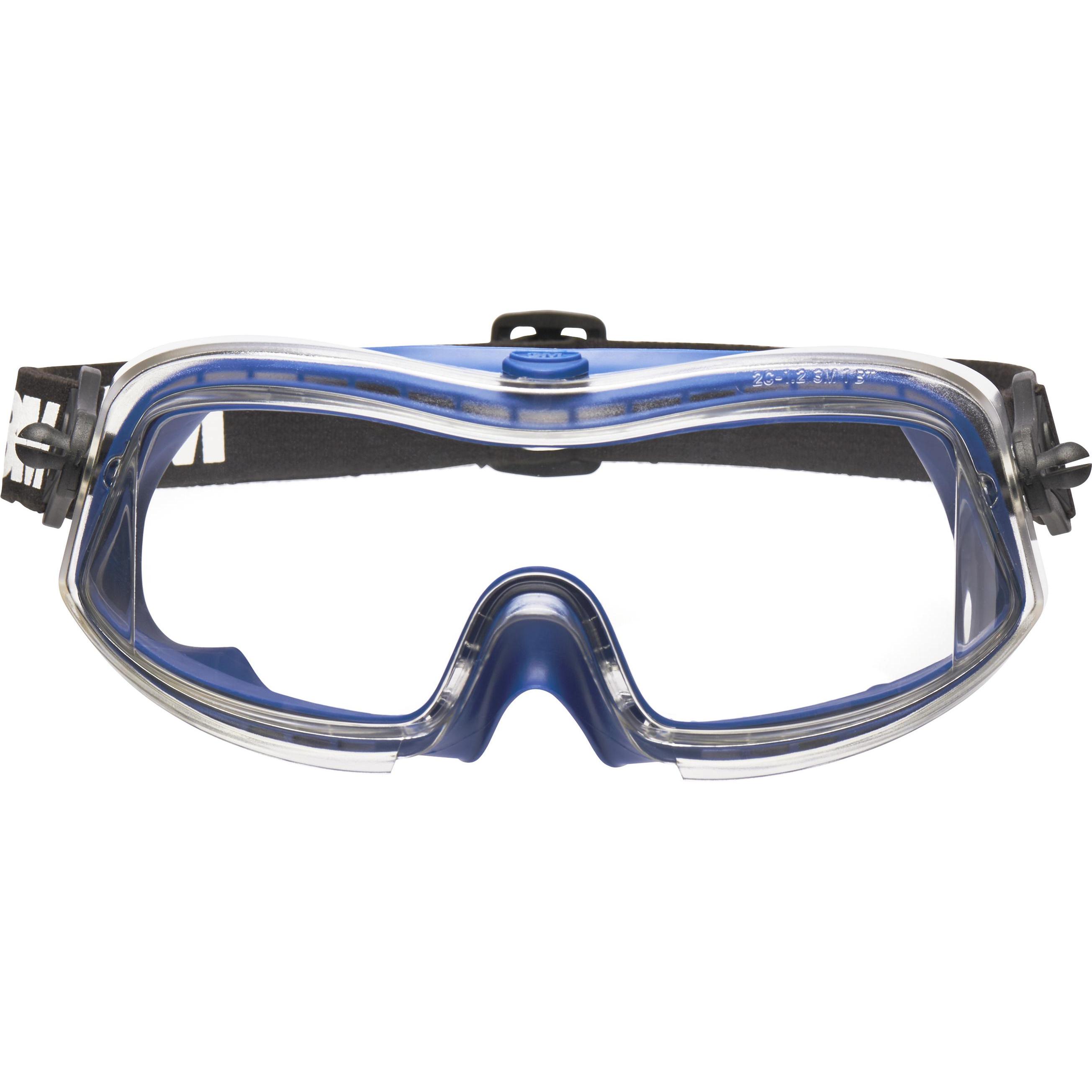 Thumbnail - 3M, Schutzbrille + Gesichtsschutz, Modul-R Schutzbrille, Carbonglas, Klar mit UV Schutz, belüftet, Rahmen aus TPE kratzf...