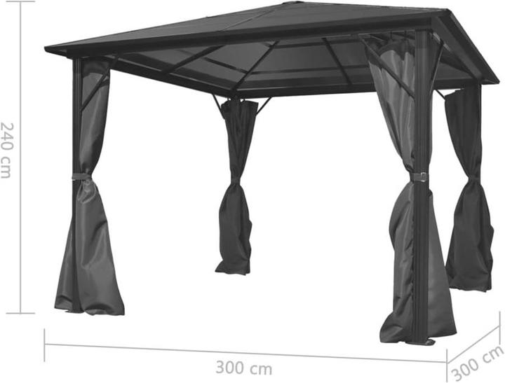 Produktbild vidaXL Partyzelt (300 cm, 300 cm)