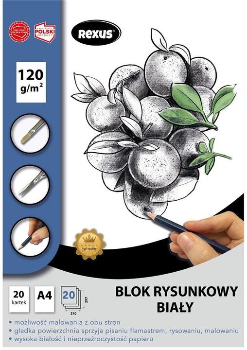 Image du produit Beniamin A4/20K weisser Premium-Zeichenblock (A4, Blanc)