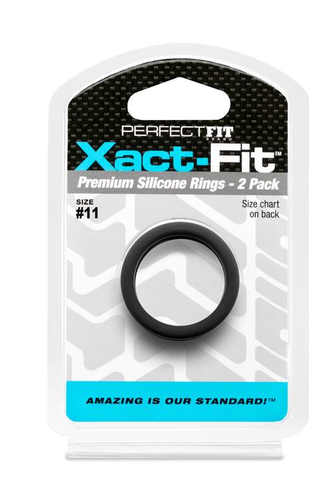 Actual product image PerfectFitBrand #11 Xact-Fit Cockring 2-pack (2.80 cm)