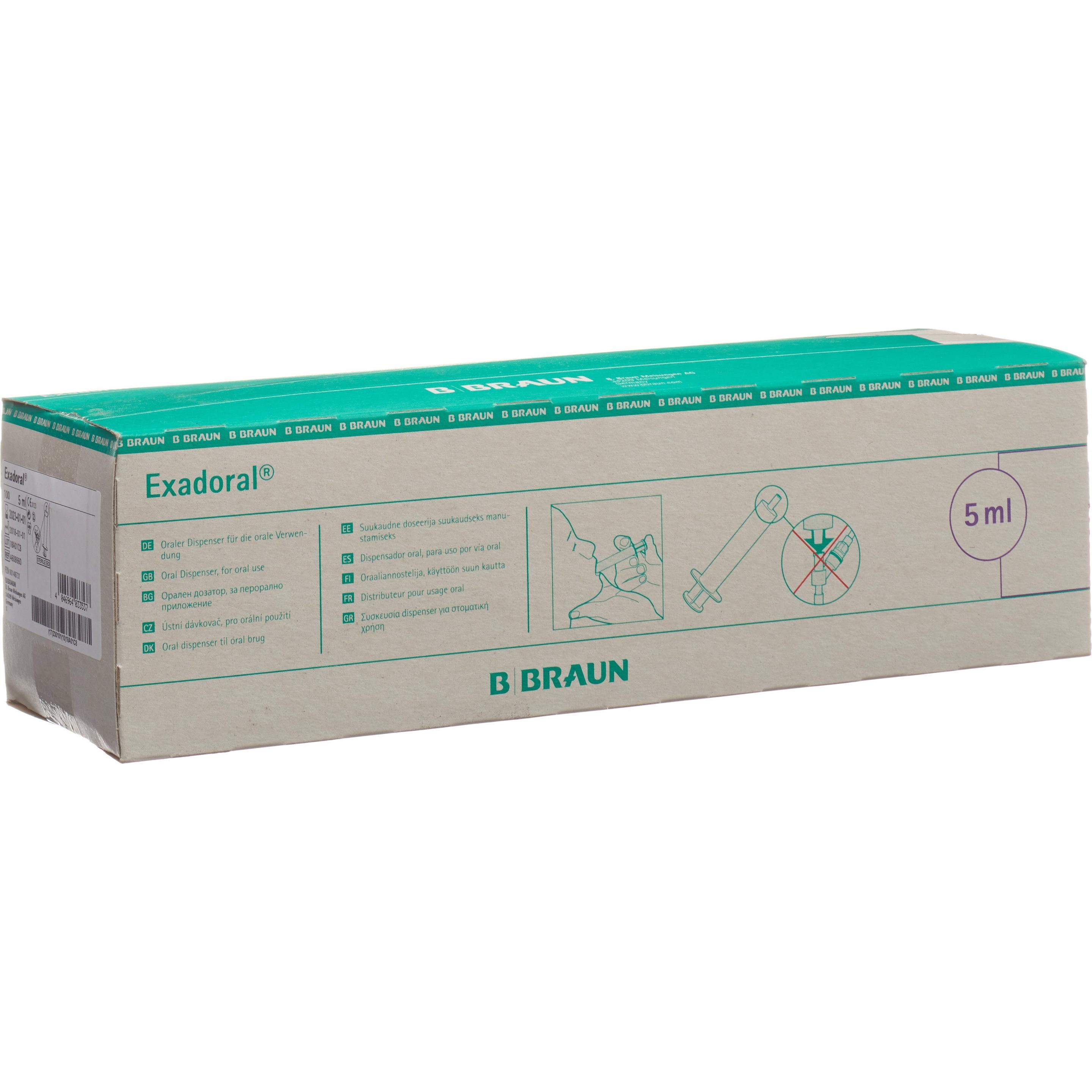Exadoral, Praxisbedarf, Spritze 5 ml