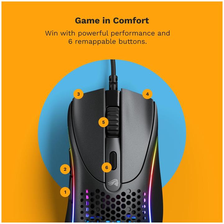 Produktbild Glorious PC Gaming Race Glorious Model D 2 Gaming-Maus - schwarz