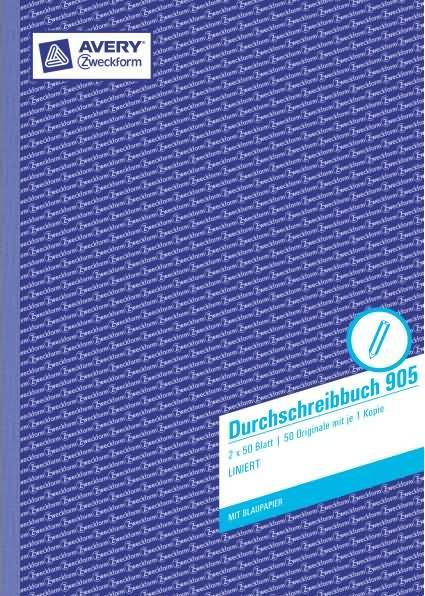 Actual product image Avery Carbonless copybook (A4, Lined, Soft cover)