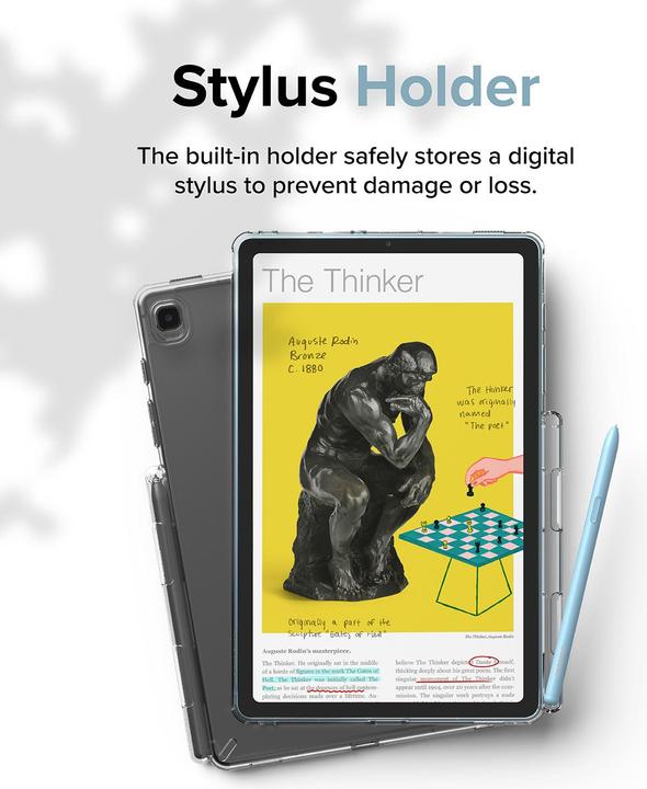 Actual product image Ringke Fusion PC Case with TPU Buffer for Samsung Galaxy Tab S6 Lite Transparent (FSSG0078) (Samsung Galaxy Tab S6 Lite)