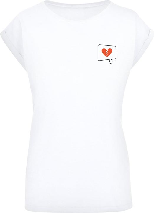 Merchcode Ladies Heartbreak Extended Shoulder Tee - 111575 (XL)