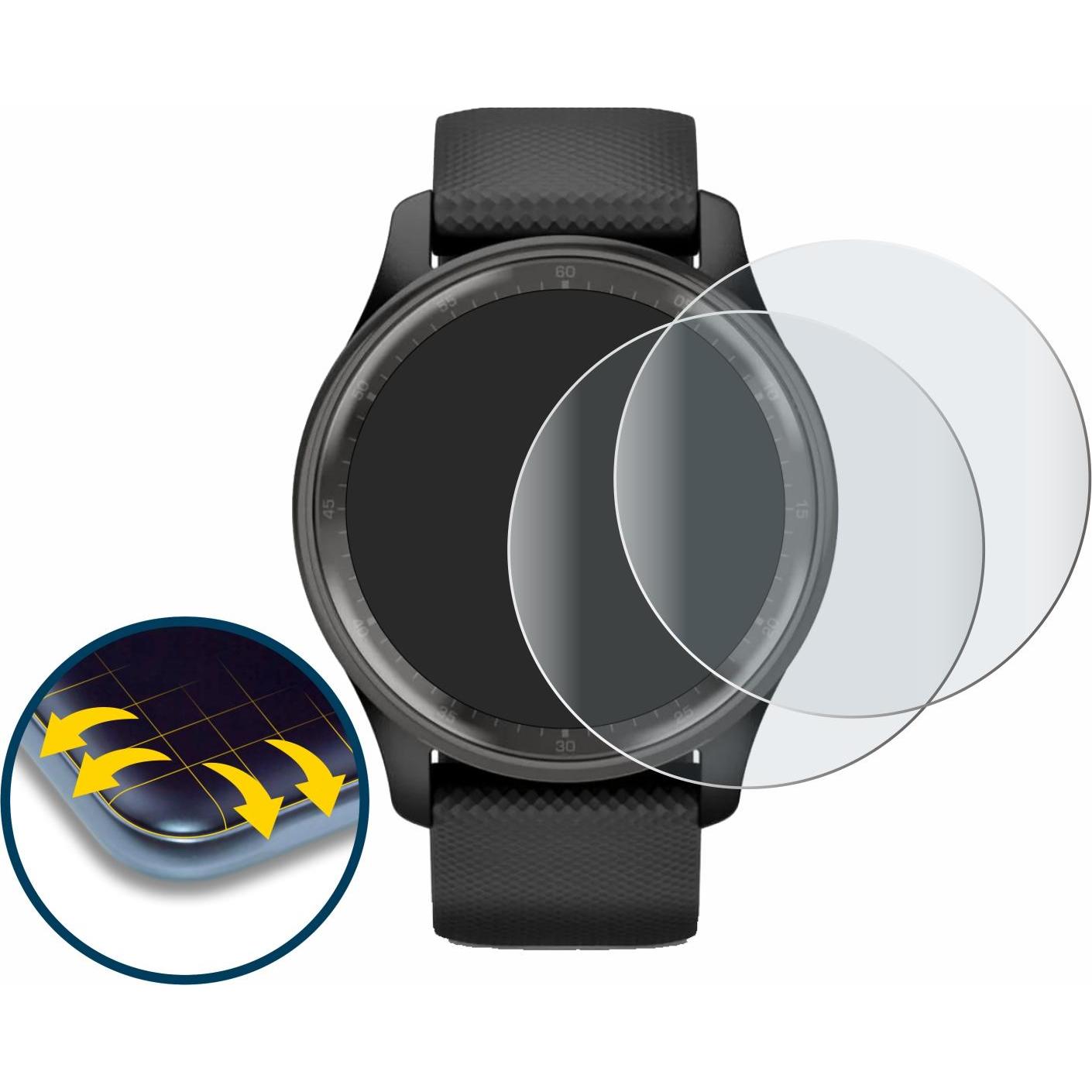 Thumbnail - BROTECT Full-Cover Displayschutz Matt, Smartwatch Schutzfolie, Grau