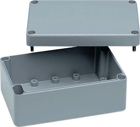 Productafbeelding Fibox Universele behuizing zilvergrijs (RAL 7001) 82 x 77 x 57 mm aluminium (Huisvesting)