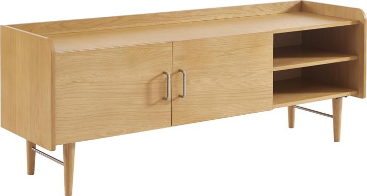 Actual product image Sorelh TV - Möbel TWIGGY Eiche Furnier 57cm (150 x 41.50 x 57.50 cm)