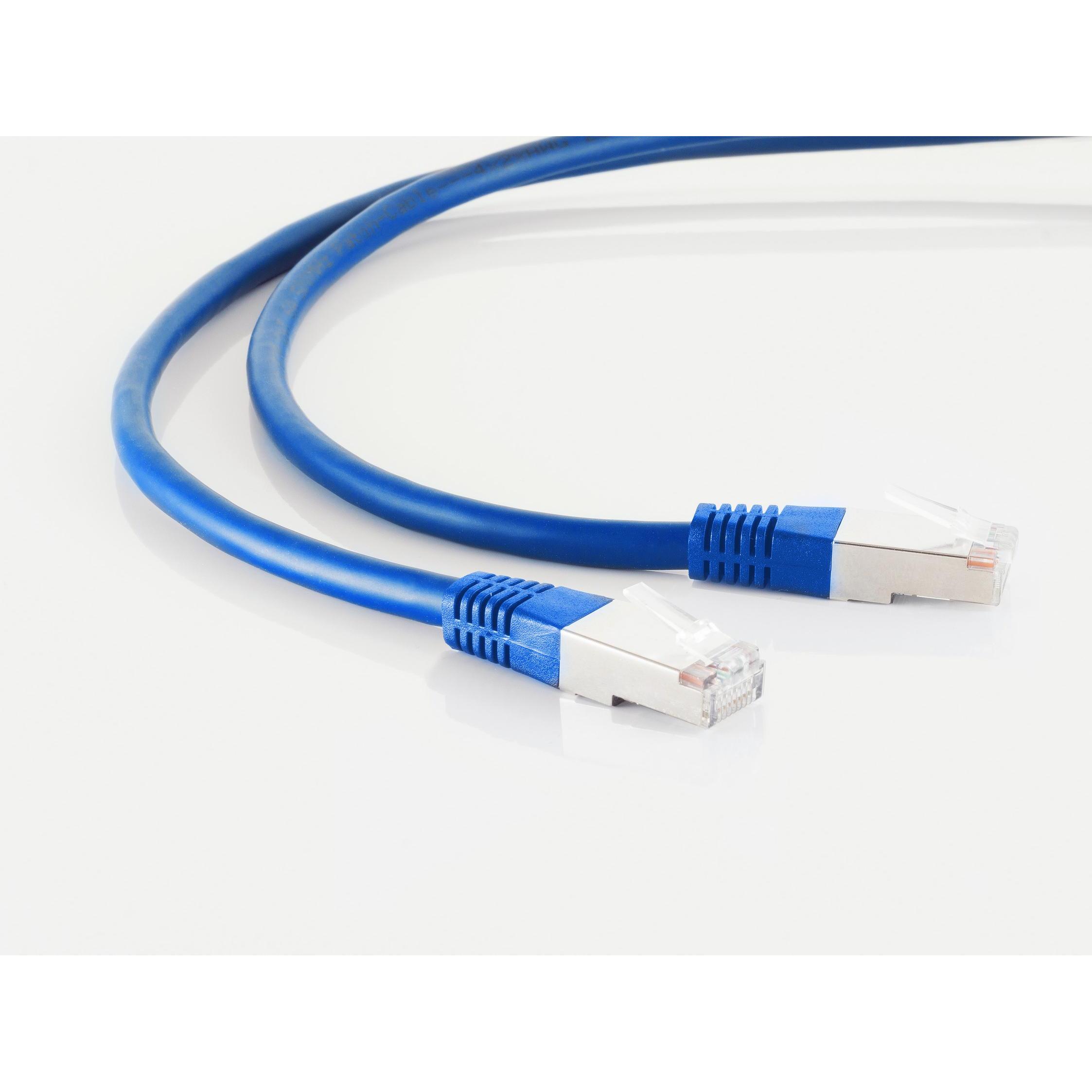 Thumbnail - Shiverpeaks S/CONN maximum connectivity Netzwerkkabel-Patchkabel, cat. 5e, SF/UTP, blau, 25,0m (S/FTP, CAT5e, 25 m), Net...