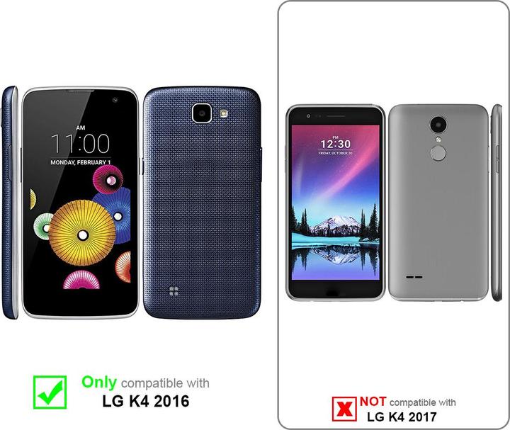 Actual product image Cadorabo Chain case for LG K4 2016 necklace cover adjustable