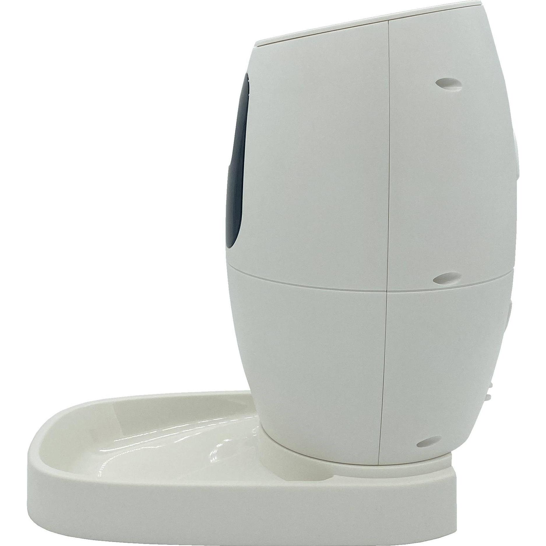 Berger & Schröter Slimme voederautomaat voor huisdieren, huisdierencamera wit 1 stuk., Voerbakje