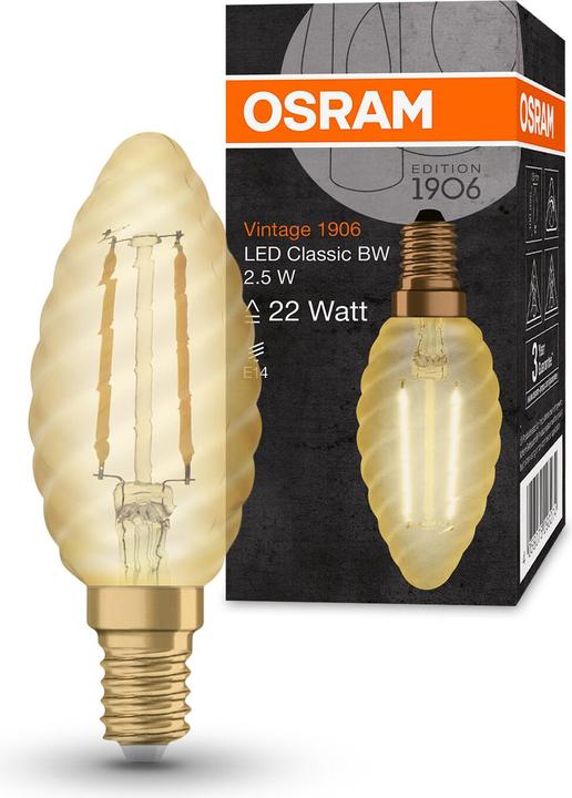 Immagine prodotto Osram Annata 1906 (E14, 2.50 W, 220 lm, 1 x, F)