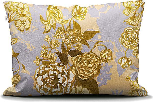 Actual product image Essenza Satin Bed Linen FLORE 70x90cm/140x200cm Yellow Straw (Bedding set, 140 x 200 cm)