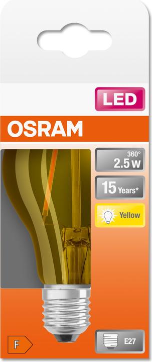 Produktbild Osram Led Star Décor Classic A (E27, 2.50 W, 235 lm, 1 x, F)