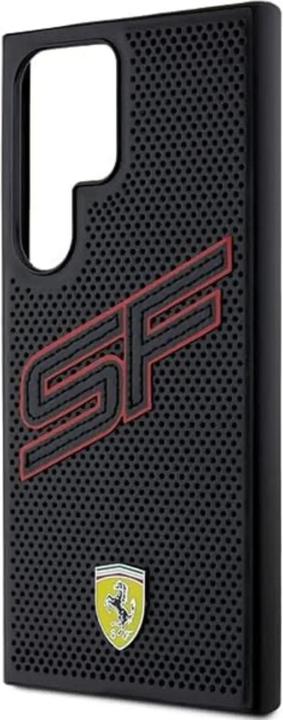 Actual product image Ferrari FEHCLPINK S928 czarny/black hardcase Big SF Perforated (Samsung Galaxy S24 Ultra)