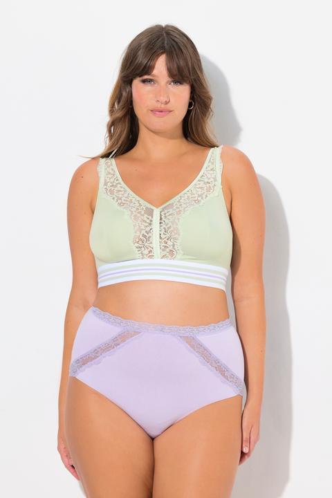Produktbild Ulla Popken Minimizer-Bralette, Spitze, ohne Bügel (100 F)