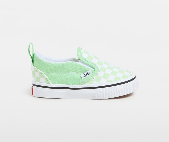 Vans Slip-On V COLOR THEORY CHECKERBOARD Pistachio Green