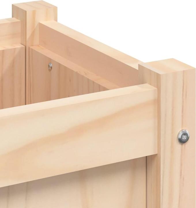 Actual product image vidaXL Planter 2 pcs. Solid pine wood,Material: Solid pine wood