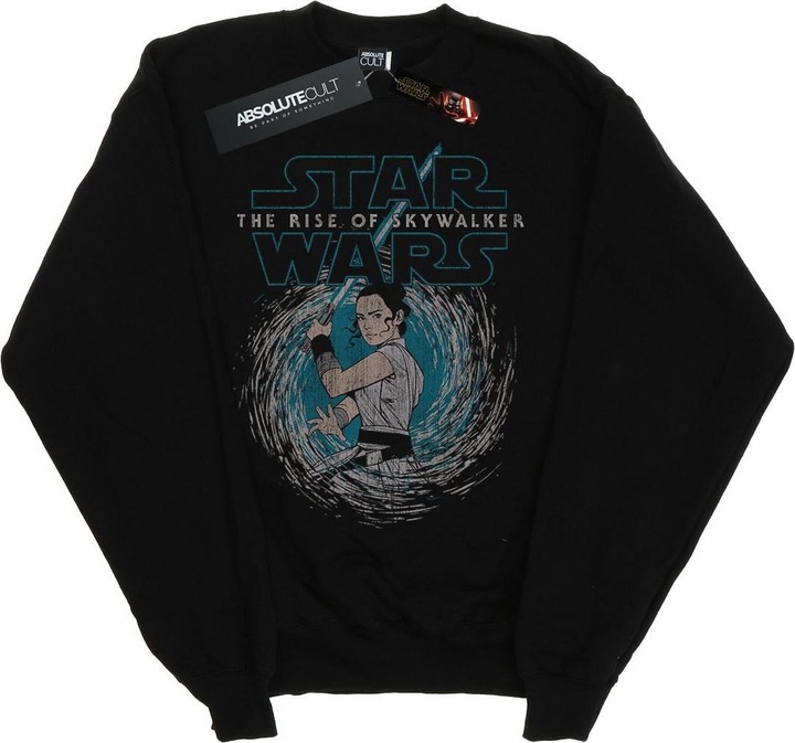 Actual product image Star Wars Mens The Rise Of Skywalker Rey Whirl Sweatshirt (3XL)