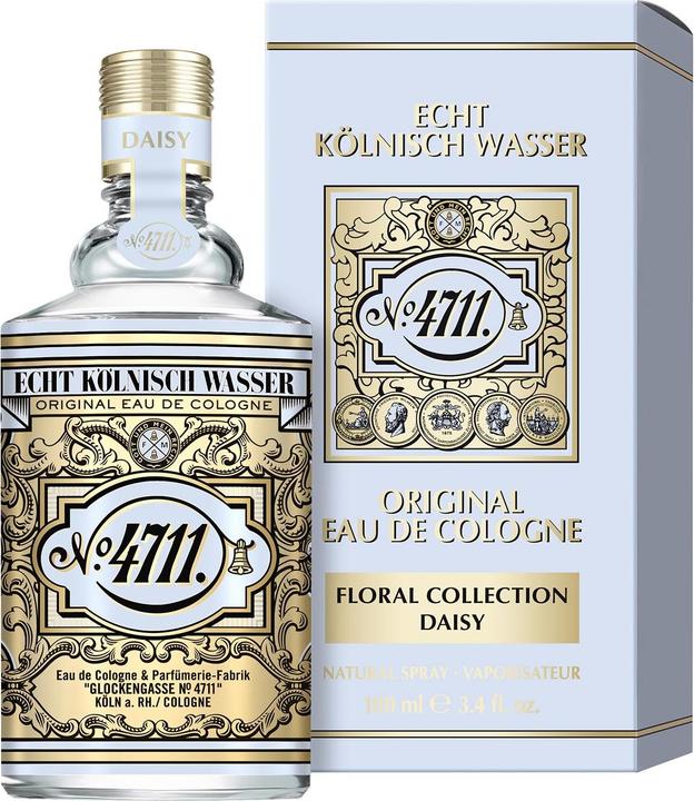 Actual product image Acqua Colonia 4711 4711 Floral Collection Daisy Eau De Cologne Fresh Lovely Delicate 100ml (Eau de cologne, 100 ml)
