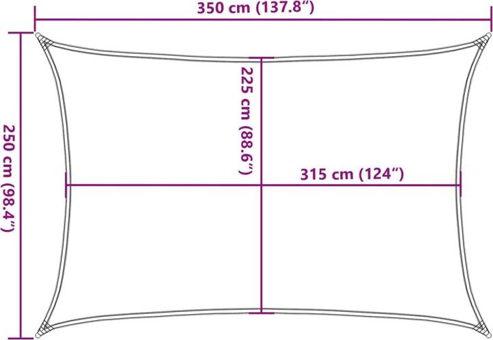 Actual product image VidaXL Alethea (250 x 350 cm)