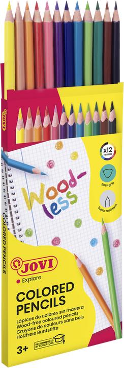 Produktbild Jovi Buntstifte Woodless VE=12 Farben (12x)