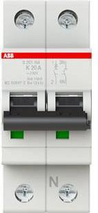 Actual product image ABB S201-K20NA Circuit breaker 20A pro M compact 1p+NA