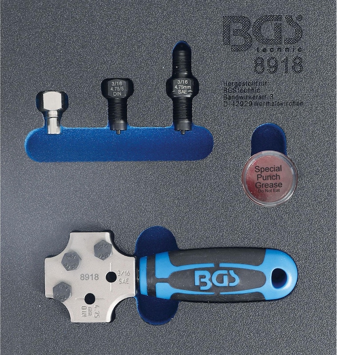 Actual product image BGS Tool Tray 1/6: Flaring Tool SEA and DIN 4.75 mm (3/16")