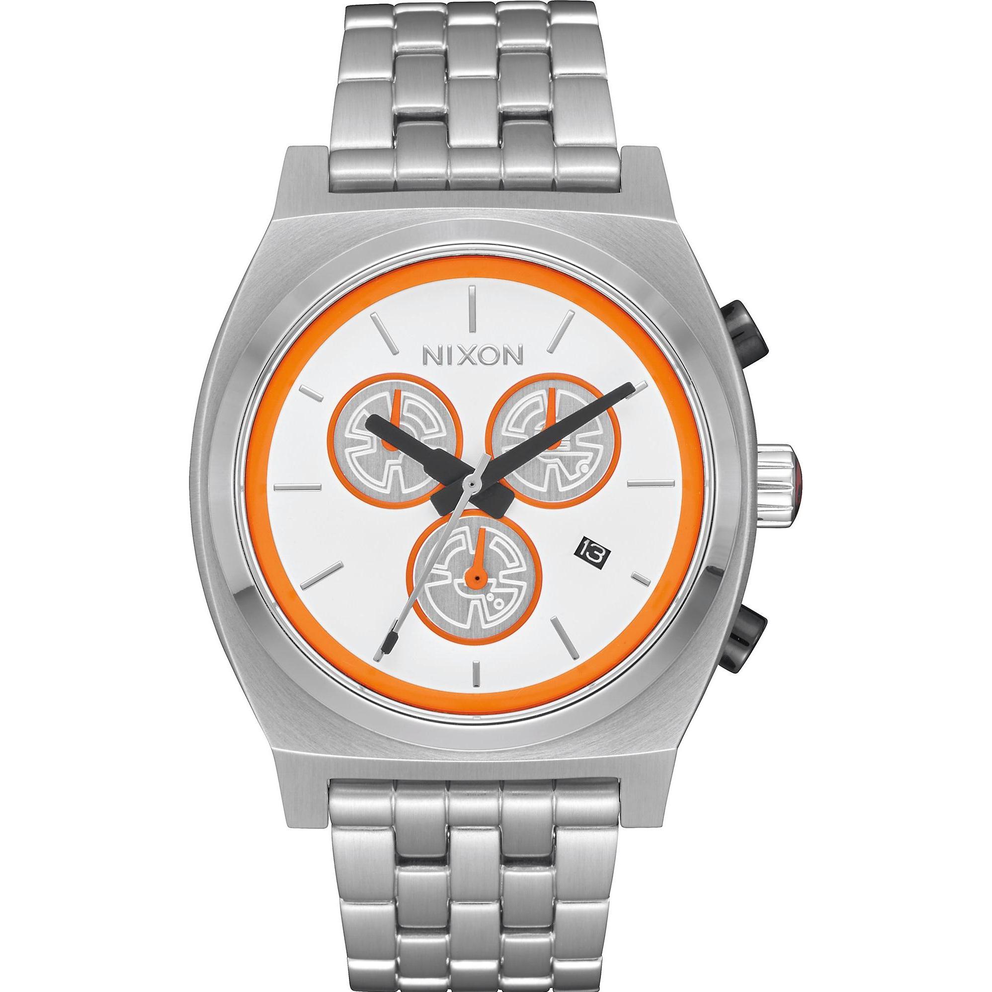 Nixon, Armbanduhr, Unisexuhr, Silber, (Analoguhr, 39 mm)