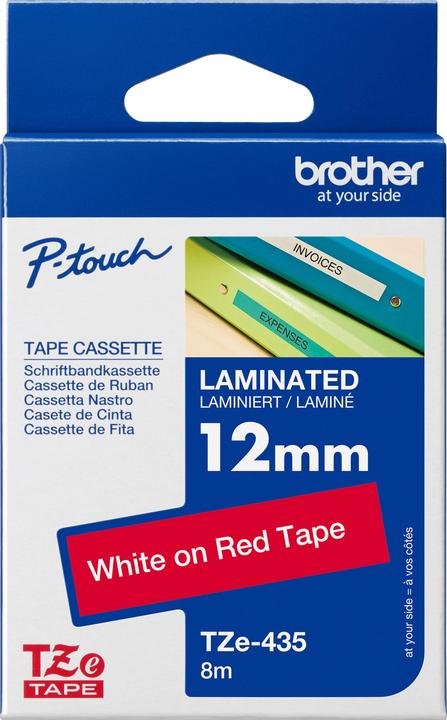 Produktbild Brother Tze-435 (1.20 cm, Rot)