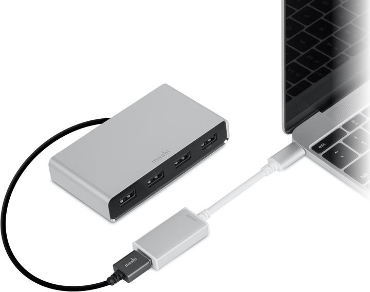 Actual product image Moshi USB-C - USB A (0.13 m, USB 3.2 Gen 2)